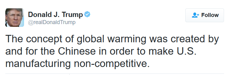 climate change tweet