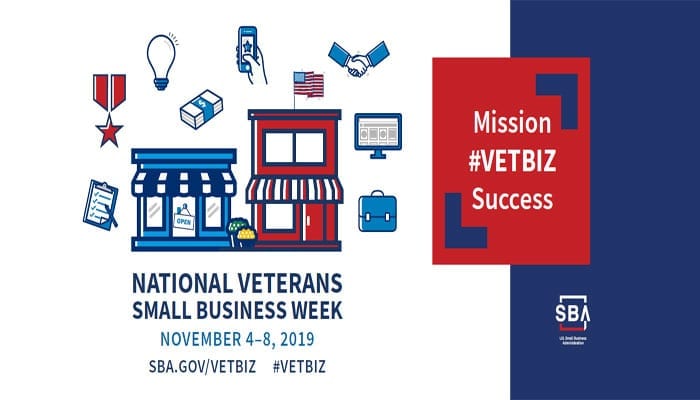 National Veterans Small Business Week, Mission #VetBiz Success, SBA.GOB/VETBIZ