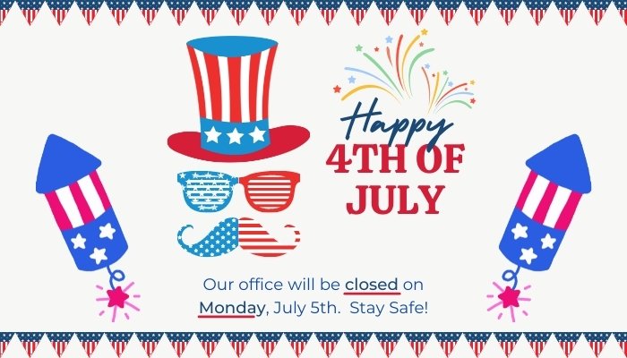 Happy July 4th, We Are Closed 5th | Lubbock Insurance Hettler Texas