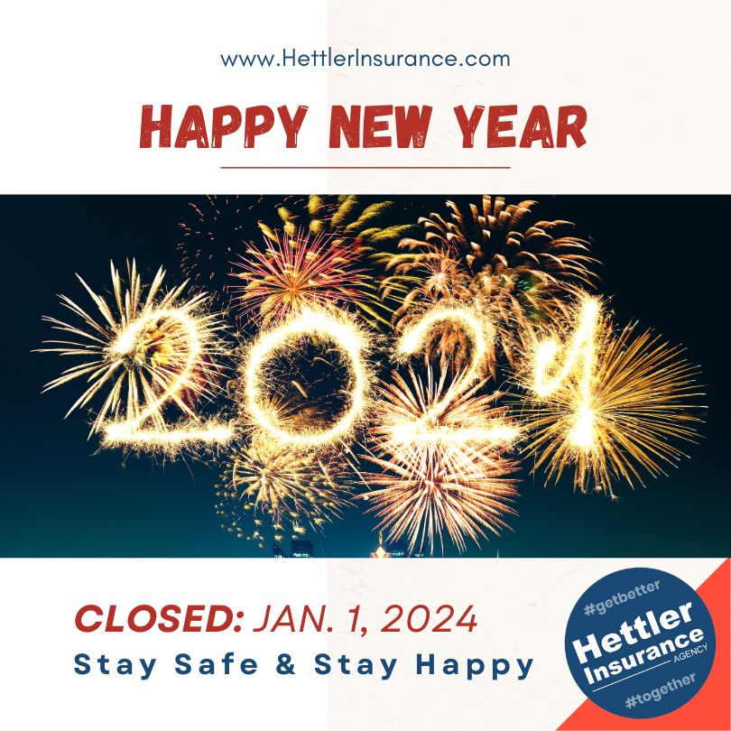Happy New Year 2024 | Lubbock Insurance | Hettler Insurance Agency, Lubbock Texas, 806-798-7800