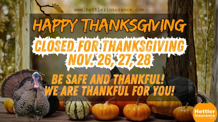 Thanksgiving 2025 Hettler Insurance Agency | 4720 S Loop 289, Lubbock Texas | call 8067987800
