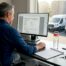 Business owner reviewing insurance for commercial vehicles