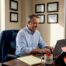 Agent working in sunlit Lubbock office