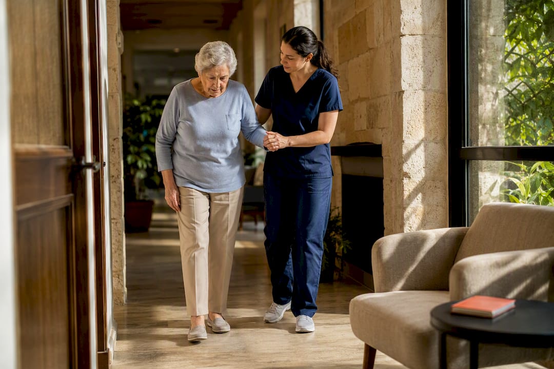 Caregiver assisting older adult in Texas facility considering long-term care costs in Texas. What drives your premium?