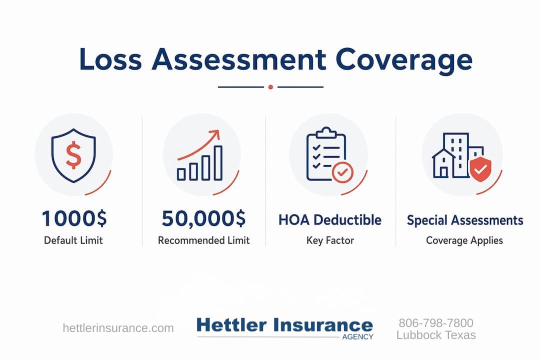 Infographic showing key loss assessment coverage statistics